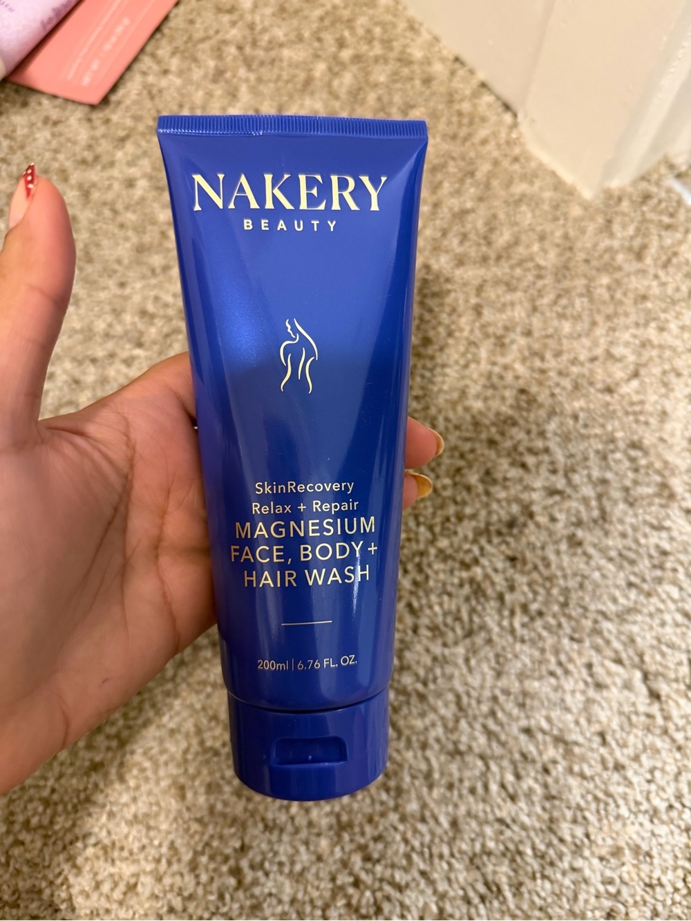 Nakery Beauty Magnesium Face, Body & Hair Wash - Blue Tube